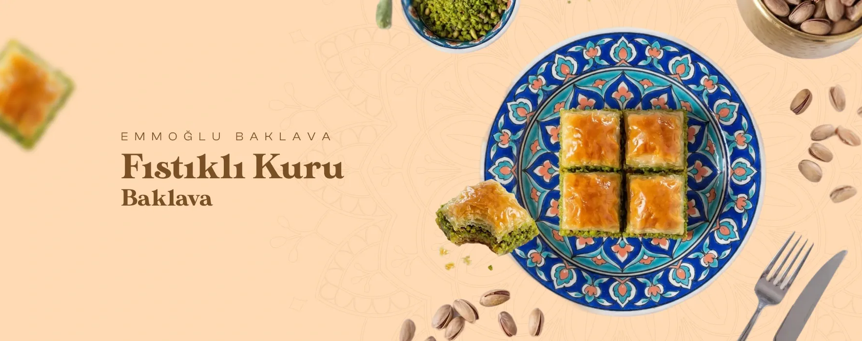 Fıstıklı Kuru Baklava